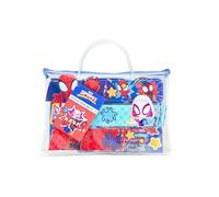 Disney Set de Dibujo Infantil Spidey - Kit Creativo de Viaje con Estuche, Lápices, Pegatinas y Cuaderno - Regalo Niños 3+