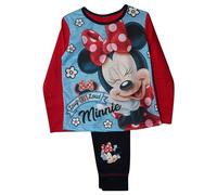 Disney - Set de Pijama Mickey & Friends Diseño Minnie Mouse para Niñas (9-10 Años) (Azul Marino/Rojo)