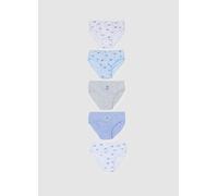 DISNEY, Set Multipack De Braguitas De Puro Algodón Multicolor Para Niña, Ajuste Regular, Niña, Blanco/azul claro, Talla: 7-8