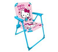 Disney Silla Infantil Plegable Playa y Jardín - con Brazos, Ligera, Compacta y Fácil de Transportar - Silla para Niños Interior/Exterior - hasta 30 kg (Kitty 5302)