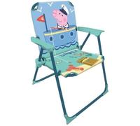 Disney Silla Infantil Plegable Playa y Jardín - con Brazos, Ligera, Compacta y Fácil de Transportar - Silla para Niños Interior/Exterior - hasta 30 kg (Peppa Pig 2845)