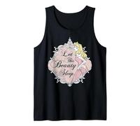 Disney Sleeping Beauty Aurora Let Me Sleep Camiseta sin Mangas, Hombre, Negro, M