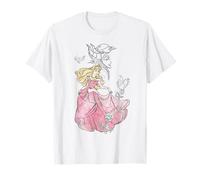 Disney Sleeping Beauty Aurora Sketch - Camiseta gráfica Camiseta