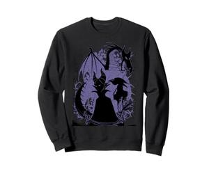 Disney Sleeping Beauty Maléfica y Dragon Silueta Sudadera