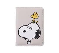 Disney Snoopy and Woodstock - Soporte para pasaporte, color marfil, talla única, casual, Marfil, Talla única, Casual