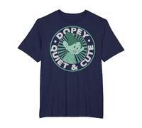 Disney Snow White Dopey Quiet & Cute Graphic Camiseta Camiseta, Hombre tallas grandes, Azul Marino, 3X Alto