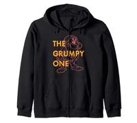 Disney Snow White Dwarf Grumpy The Grumpy One Outlined Sudadera con Capucha