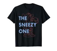 Disney Snow White Dwarf Sneezy The Sneezy One Outlined Camiseta