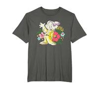 Disney Snow White Greetings From Dopey Camiseta, Hombre tallas grandes, Asfalto, 3X Alto