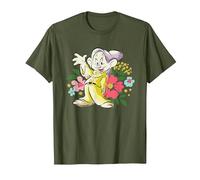 Disney Snow White Greetings From Dopey Camiseta, Hombre, Verde Oliva, 3XL