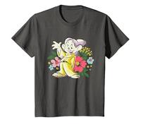 Disney Snow White Greetings From Dopey Camiseta, Niños, Asfalto, 6 años