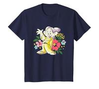 Disney Snow White Greetings From Dopey Camiseta, Niños, Azul Marino, 10 años