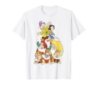 Disney Snow White Seven Dwarf Stack Graphic - Camiseta Camiseta