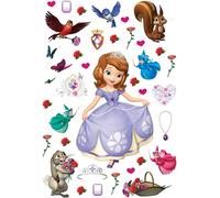 Disney Sofía Pared Pegatinas 65x42.5cm Princesa Violeta Juego de Niña Dormitorio