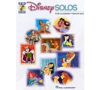 DISNEY SOLOS (CLARINET OR TENOR SAXOPHONE) CLT BOOK/CD: Clarinet and Tenor Sax by Various (2000) Sheet music