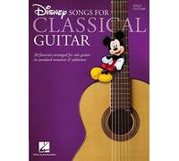 Disney songs for classical guitar guitare: 20 Favorites Arranged for Solo Guitar in Standard Notation & Tablature