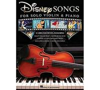 Disney songs for solo violin & piano violon -livre +partition: 11 Arrangements