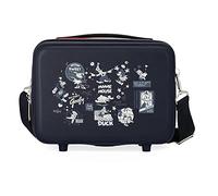 Disney 100 Special Shine Mickey Comic Neceser Adaptable Azul 29x21x15 cms Rígido ABS 9,14L 0,8 kgs