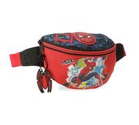 Disney Spiderman Urban Equipaje- Bolsa de Mensajero, Niños, Negro, 27x11x6.5cm