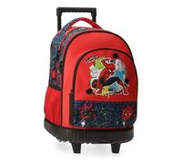 Mochila marvel compact 2r.spiderman urban rojo Talla única