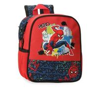 Disney Spiderman Urban Equipaje- Bolsa de Mensajero, Niños, Rojo