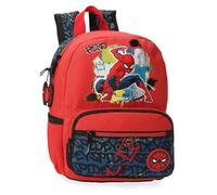 Disney Spiderman Urban Equipaje- Bolsa de Mensajero, Niños, Rojo