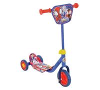 Disney Spidey Patinete 3 Ruedas +20 kg +2 años, 58x36x65-70 cm, Juegos para niños, Motricidad, Diseño Colorido Spidey, Espín y Ghost-Spider, Patinete Infantil, Fácil de Montar (77762)