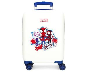 Disney Spidey Team Equipaje- Equipaje para niños, Niños, Spidey Cierre de combinación Lateral 4 Ruedas Equipaje de Mano está Fabricada en ABS, un Material rígido y Ligero.