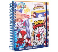 Disney Spidey y Sus Increíbles Amigos - Set Creativo con Pegatinas, Plantillas y Dibujos para Colorear - Desde 3 Años (SP24356)