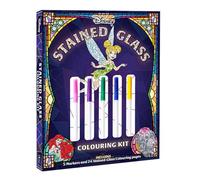 Disney: Stained Glass Adult Colouring Kit