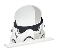 Disney Star Wars Storm Tropper Estantería de Pared pequeña, estantería de Almacenamiento para niños de Montaje en Pared, Estantes flotantes de Madera para Dormitorio y Sala de Juegos