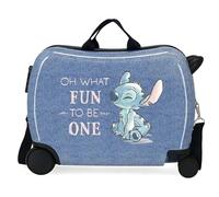 Maleta infantil disney abs rolling 4w.stitch dace it out- fun to Talla única