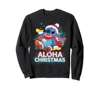 Disney Stitch Aloha Christmas Tropical Island Holiday Sudadera