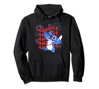 Disney Stitch America Fireworks 4th of July USA 250th Sudadera con Capucha