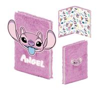 Lilo & stitch angel unisex bloc de notas rosa papel