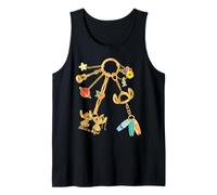 Disney Stitch & Angel Fashion Bag Charm Camiseta sin Mangas