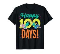 Disney Stitch & Angel Happy 100 Days of School 100th Day Camiseta