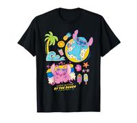 Disney Stitch & Angel Life's Better by the Beach Summer Trip Camiseta