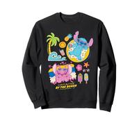 Disney Stitch & Angel Life's Better by the Beach Summer Trip Sudadera