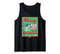 Disney Stitch & Angel Merry Friendsmas Christmas Friends Camiseta sin Mangas