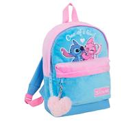 Disney Stitch & Angel - Mochila para adultos, adolescentes y niños, mochila escolar para mujer, regalo, azul, talla única