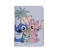 Disney Stitch & Angel - Soporte para pasaporte tropical para niños, accesorio de viaje