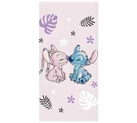 Disney Stitch & Angel Toalla de playa y baño 70 x 140 cm, 100% algodón, toalla de baño y natación suave y absorbente para niños, toalla oficial de Stitch, ideal para playa, baño y piscina