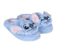 DISNEY Stitch ANTIDESLIZANTES zapatillas de casa para mujer 3D, CÁLIDOS, SUAVES, PELUDOS zapatillas (Stitch, 36/37 EU)