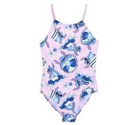 Disney Stitch Bañador para Niña, Bañador de Una Pieza, Natación Infantil y Adolescentes, Tallas 10 a 16 Años (FR/ES, Edad, 14 años, Regular, Rosa)
