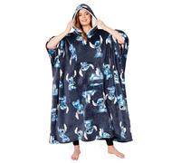 Disney Stitch Batamanta con Capucha Adultos - 2 en 1 Sudadera de Forro Polar Grande Baby Yoda - Regalos Stitch Navidad