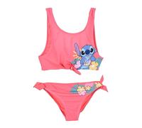 Disney Stitch Bikini para Niña, Bañador de Dos Piezas, Natación Infantil y Adolescenter, Talla 16 Años | Rosa