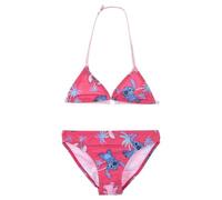 Disney Stitch Bikini para Niña, Diseño Stitch y Angel Bañador de Dos Piezas, Bañador Infantil, Talla 6 Años, Fuchsia