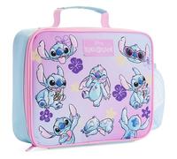 Disney Stitch Bolsa de Almuerzo Termica Portátil para Niños (Rosa/Azul)