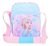 Disney Stitch Bolso Bandolera Niña con Correa Ajustable Bolsa Niña para Movil Dinero Ideal para Salidas y Vacaciones Ideas de Regalos (Azul Frozen)